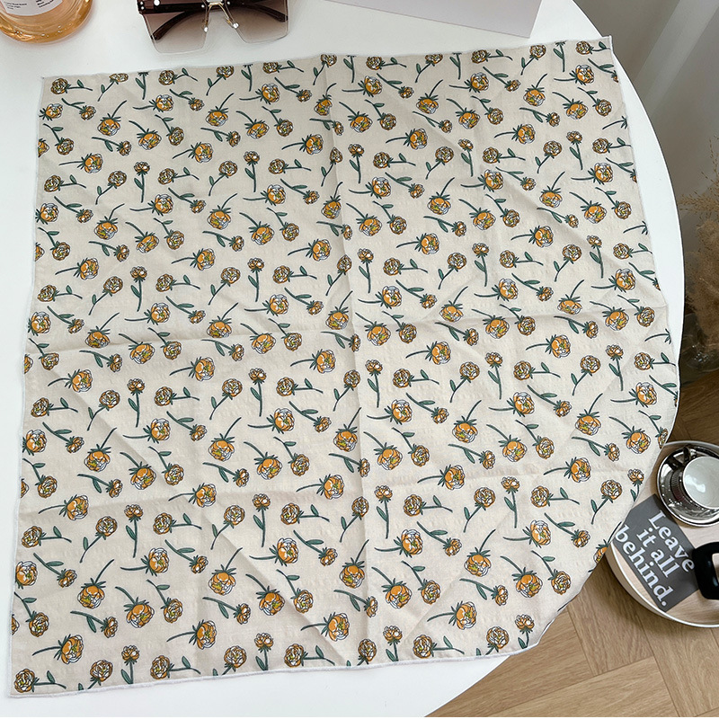 봄 그림 흰색 작은 사각형