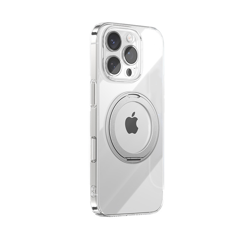 Jiletang iPhone16Pro 携帯電話ケースに適したオールインクルーシブ透明 Apple 保護ケース Max スタンド落下防止ケース|undefined