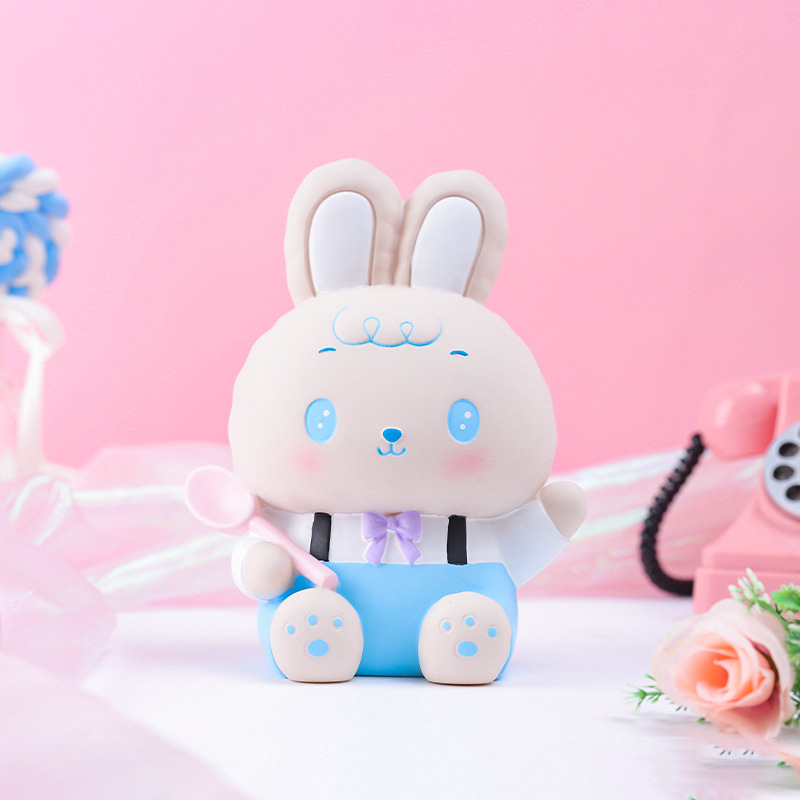 Emocional capabala alcancía vinilo durable alcancía regalo para niños decoración de escritorio entrega de una sola pieza