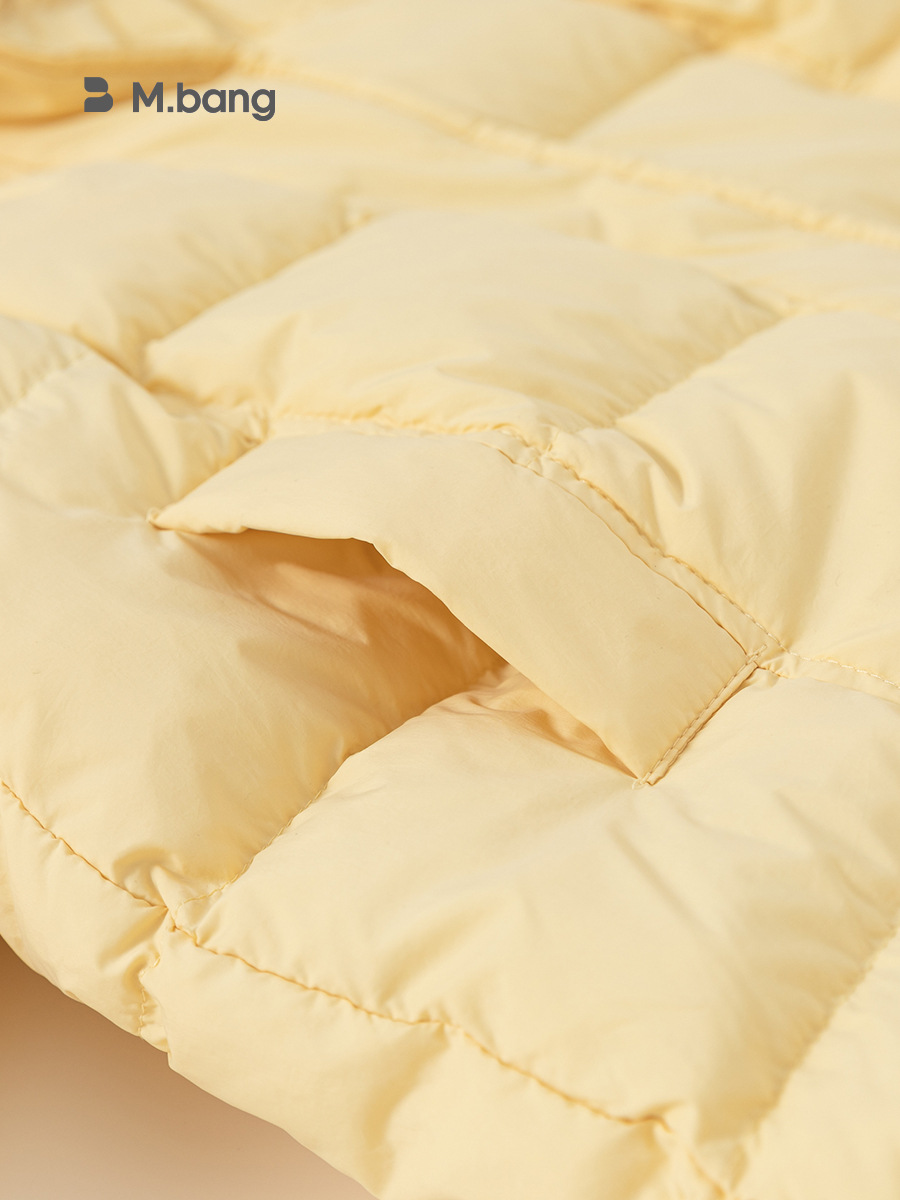 Youbao ropa para niños nueva chaqueta de invierno para bebés tres pruebas 90 terciopelo de pato blanco abrigo con capucha para niños de longitud media