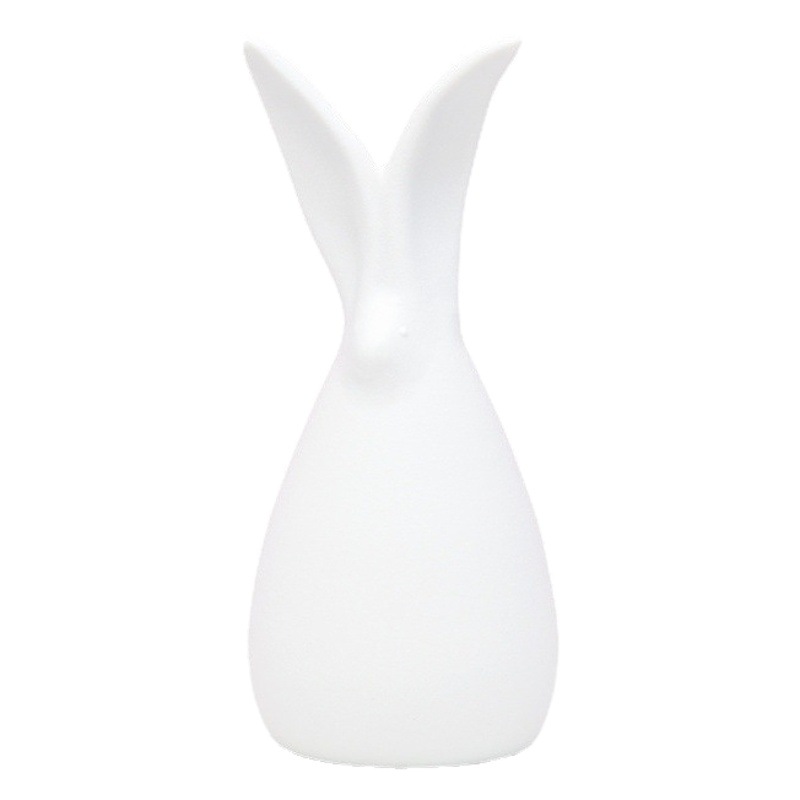 Conejo de cerámica año decoración sala de estar hogar creativo vino gabinete estantería decoración pasillo regalo habitación luz lujo pequeña Decoración
