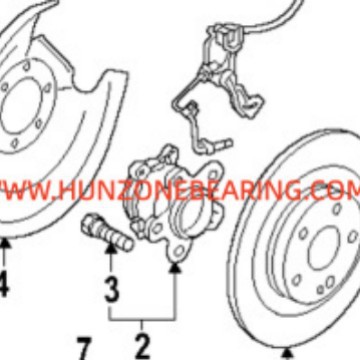 Car Wheel Hub Unit Manufacturer Direct Sales Wholesale 43402-82m10 Suitable for Suzuki