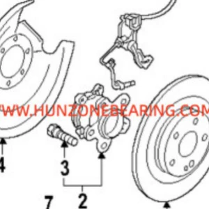 Car Wheel Hub Unit Manufacturer Direct Sales Wholesale 43402-82m10 Suitable for Suzuki