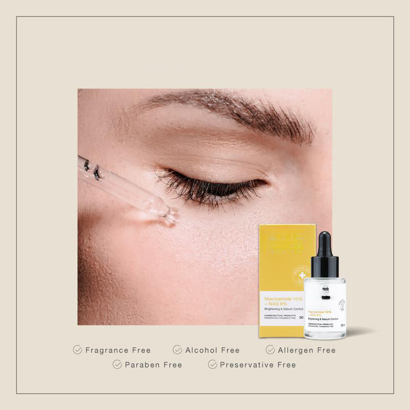 跨境爆款现货Niacinamide10%+NAG8%黑斑红斑烟酰胺NAG美白祛斑精|undefined