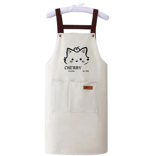 Apron Waterproof, Oilproof, Stain-Resistant Household Kitchen Cooking WaistApron for Hygiene High-Quality Dining Special Purpose Workwear