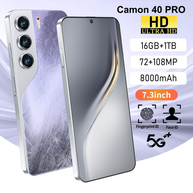 Camon40 Pro smartfon 16+1T yaddaş, böyük ekran, Android