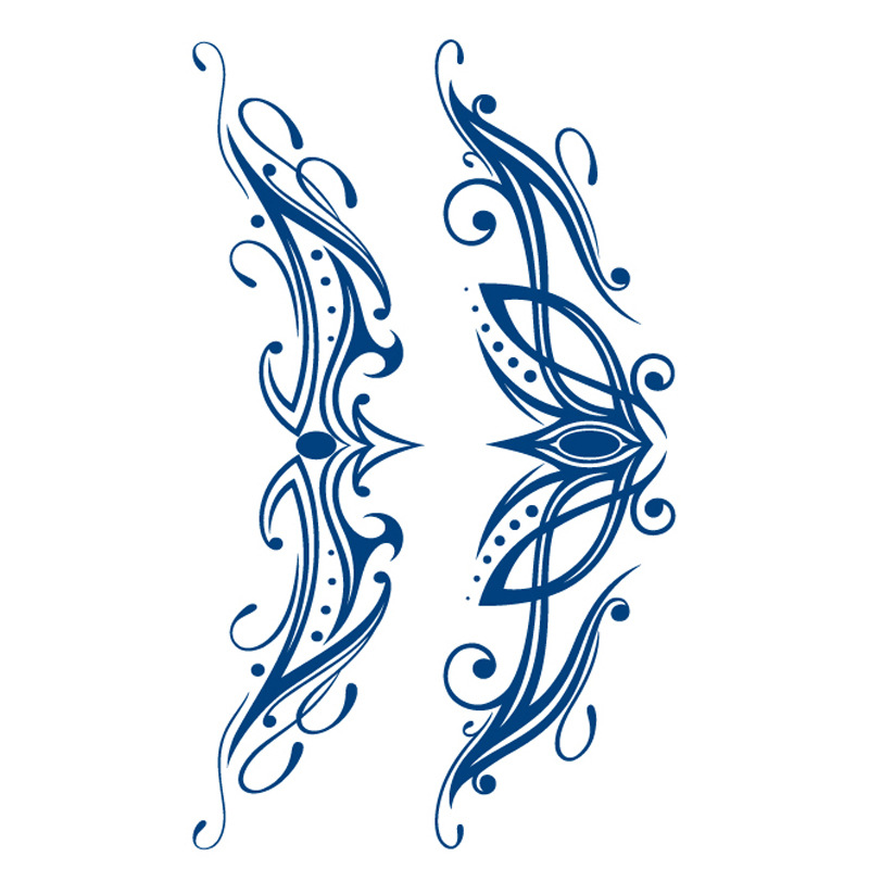 ジュースの紋章はネットの赤い紋章を貼って15日間の現物の卸売りの草本の植物の半永久の刺青のシールを持続します。