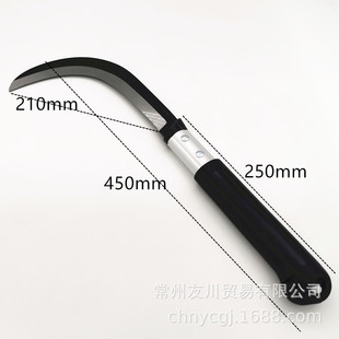 American broadsword SK5 aluminum tube handle curved sickle cutting wood blade smooth sickle whole quenching cutting sickle