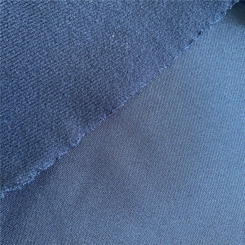 120-130克仿棉绒150-160厘米门幅经编涤纶针织仿棉绒布面料