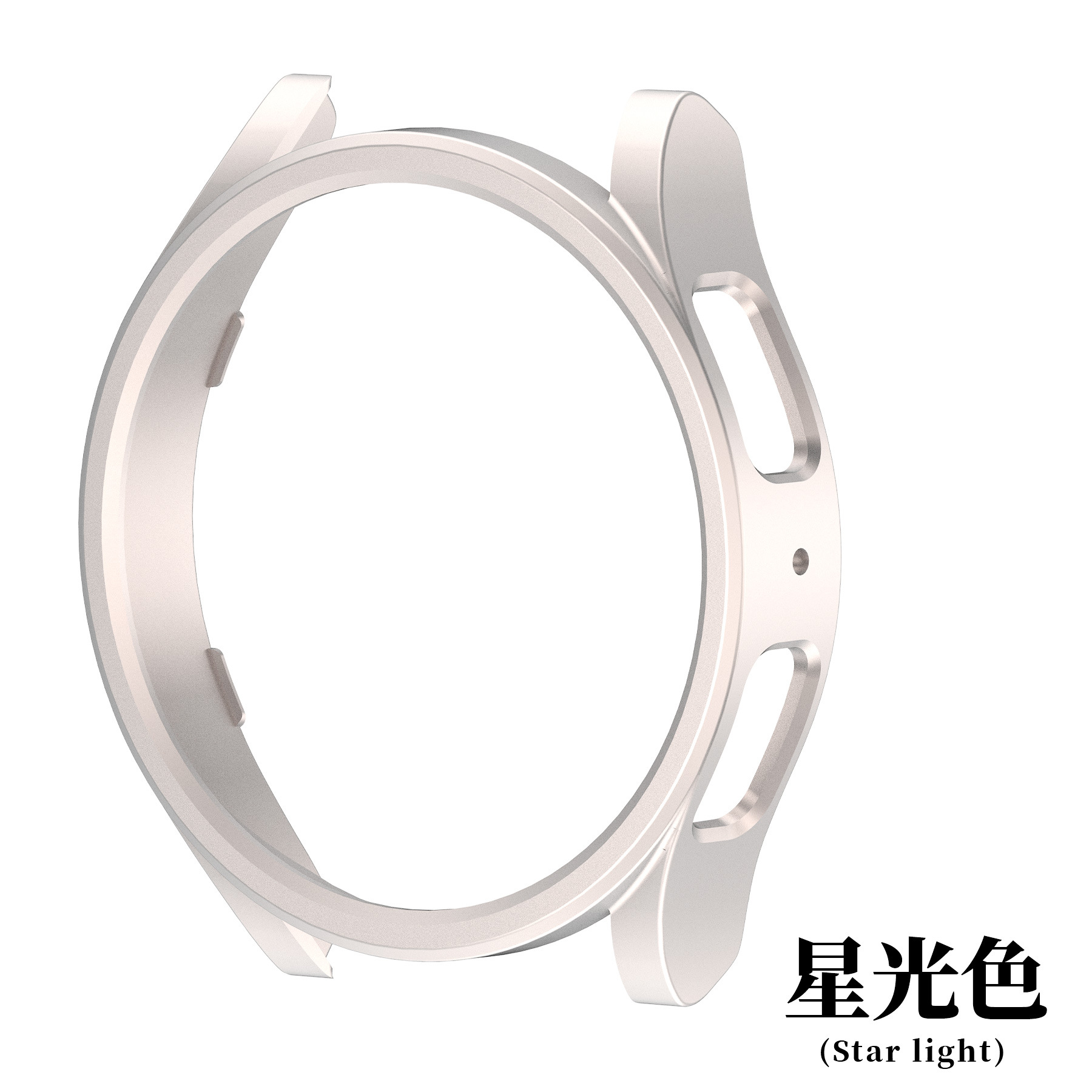 Adecuado para Samsung reloj caso Galaxy watch6 clásico caso protector PC hueco inyección de aceite funda protectora