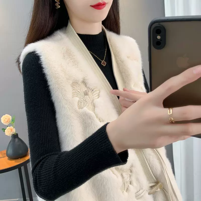 Velvet Swan, жилет, модная зимняя куртка, V-образный вырез