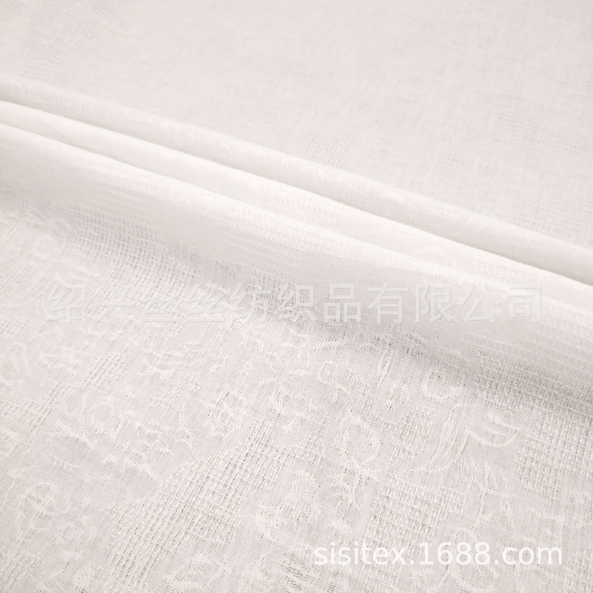 全棉网格提花面料暗纹提花时尚旗袍汉服衬衫连衣裙布料现货S18294