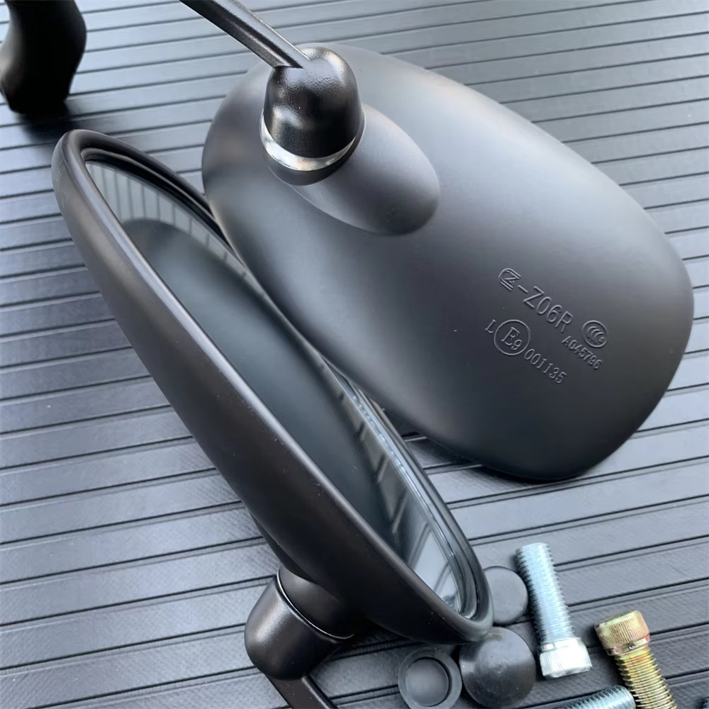 Suitable for Bobber Chopper Scooter 8/10mm Motorcycle Rotatable Rearview Mirror Retro Mirror