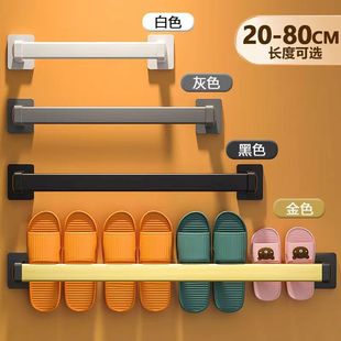Slipper Rack Bathroom Bathroom Wall-mounted Shoe Rack Toilet Shoes Slippers Bathroom Punch-free Storage Rack