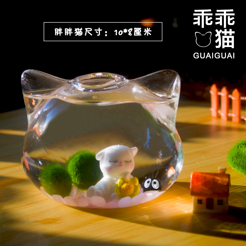 Marimo Happy Морские водоросли мяч экологическая бутылка водорослей мяч малимо гидропонное растение стеклянная бутылка настольный питомец diy