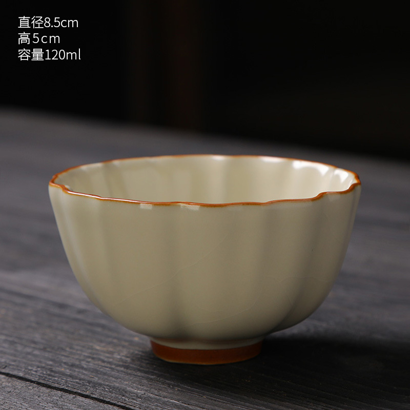 汝窯茶器 カップ 茶碗 セラミック茶器 単品 濃茶用 茶碗 茶器 茶器セット 記念品|undefined