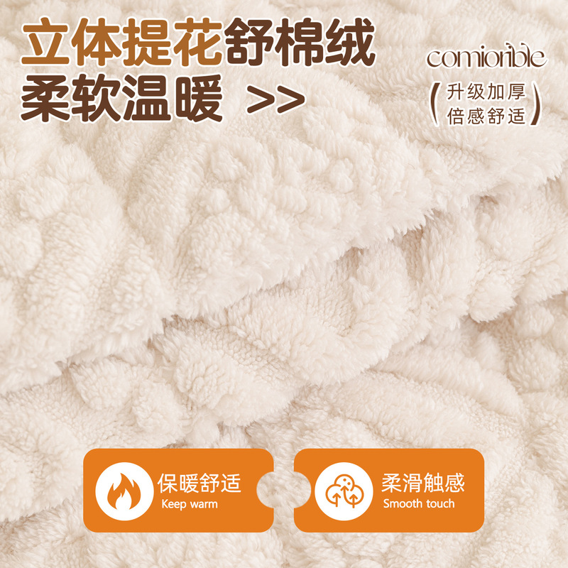 奶油风舒棉绒沙发垫2025新款秋冬加厚款防滑馒头垫防猫抓跨境批发|undefined