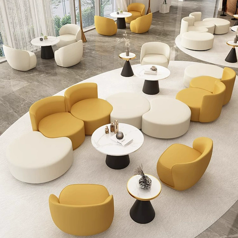 Офис зона отдыха прием диван продаж офис переговоров стол и стул сочетание Досуг молоко чай магазин Кофейня диван кресло