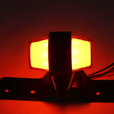 LED red-yellow light, height indicator – Width indicator light - double-sided-convex-redred-cd