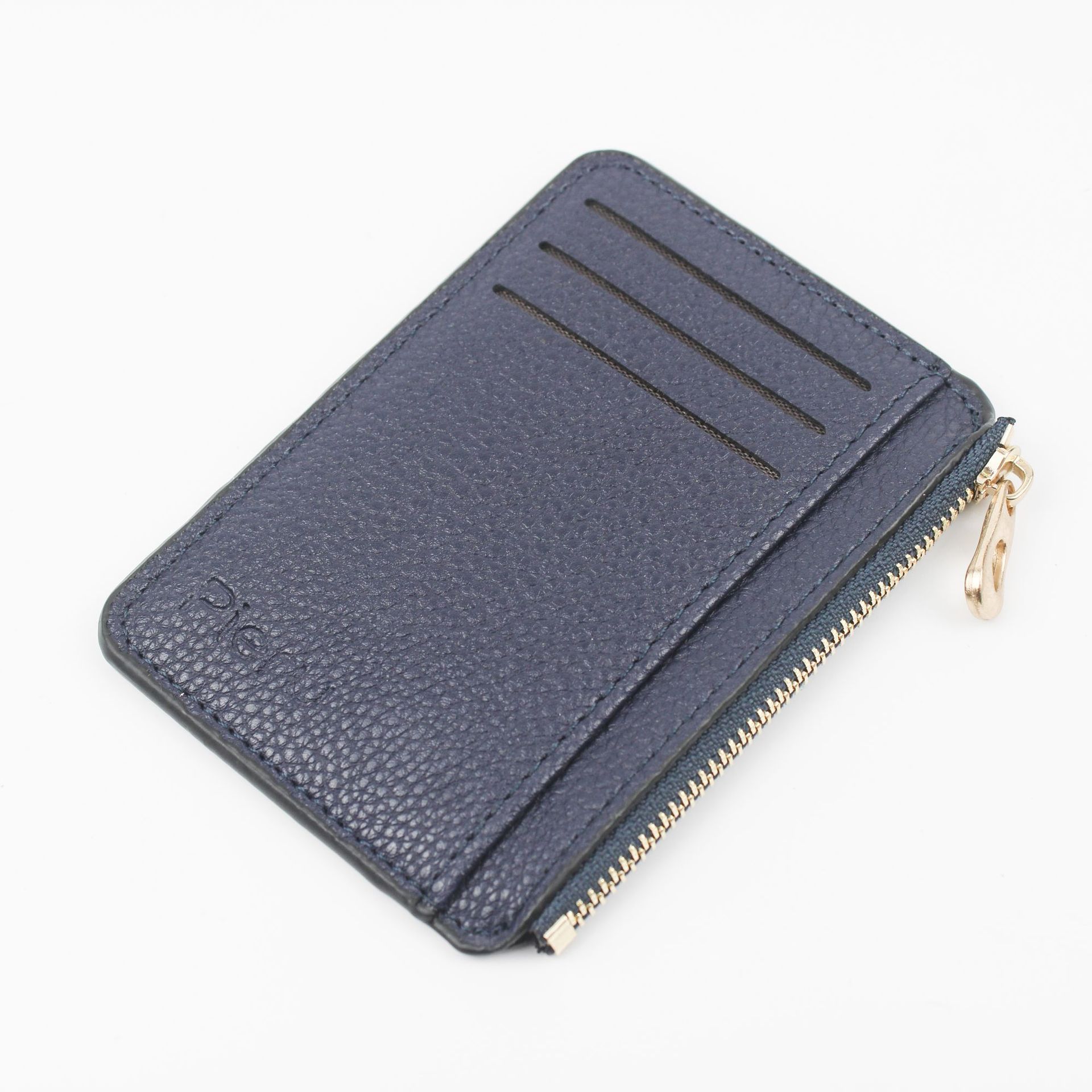 Comercio exterior Venta caliente simple multi-tarjeta de capacidad titular de la tarjeta unisex multi-funcional patrón de Litchi Licencia de Conducir estuche de cuero