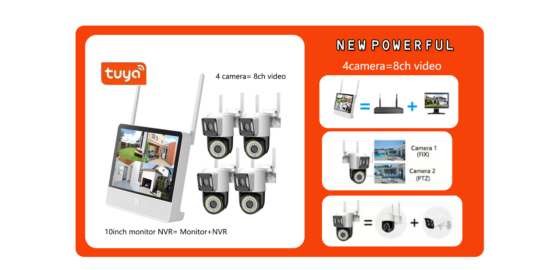 Tuya 16CH 5MP NVR recorder, ONVIF, hard disk, HDD