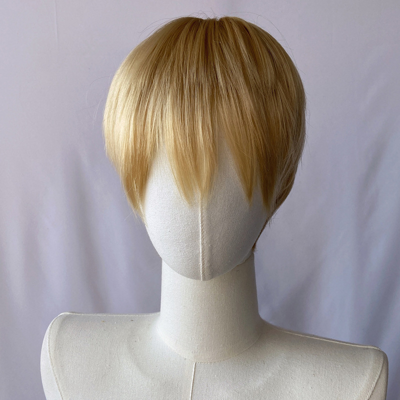 Anime Universal Cosplay Wig, Round Top High-Temperature Fiber Short Hair Full Head Wig, Multi-Color Cosplay Wig, Factory Direct Sale Anime Universal Cosplay Wig, Round Top High-Temperature Fiber Short Hair Full Head Wig, Multi-Color Cosplay Wig, Factory Direct Sale