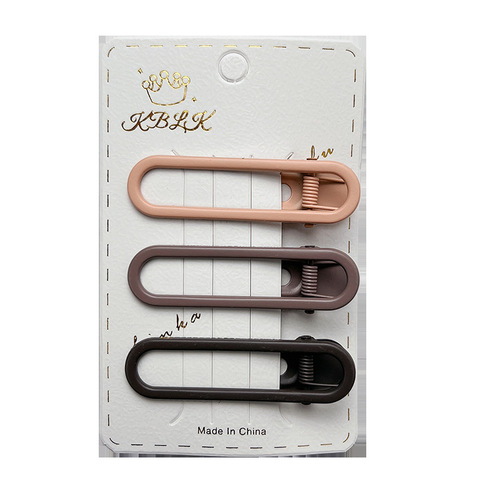 Ins-style candy-colored hair clip for women, side duckbill clip, 2024 new model, popular hair clip, bang clip, hair accessory