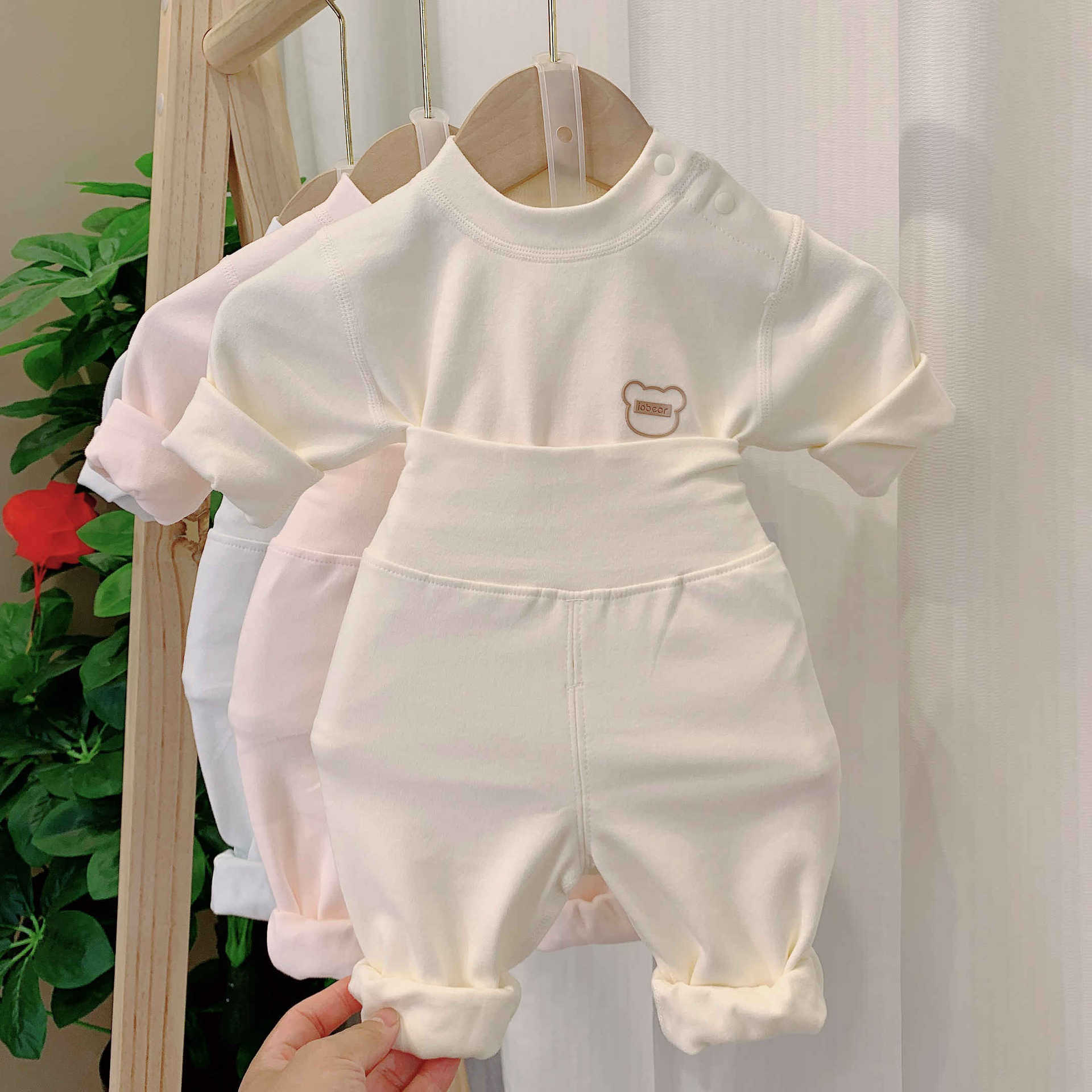 Baby Class A Base Layer Top 20318 Infant Autumn/Winter Outfit, High-Waisted, Two-Piece Autumn/Winter Style