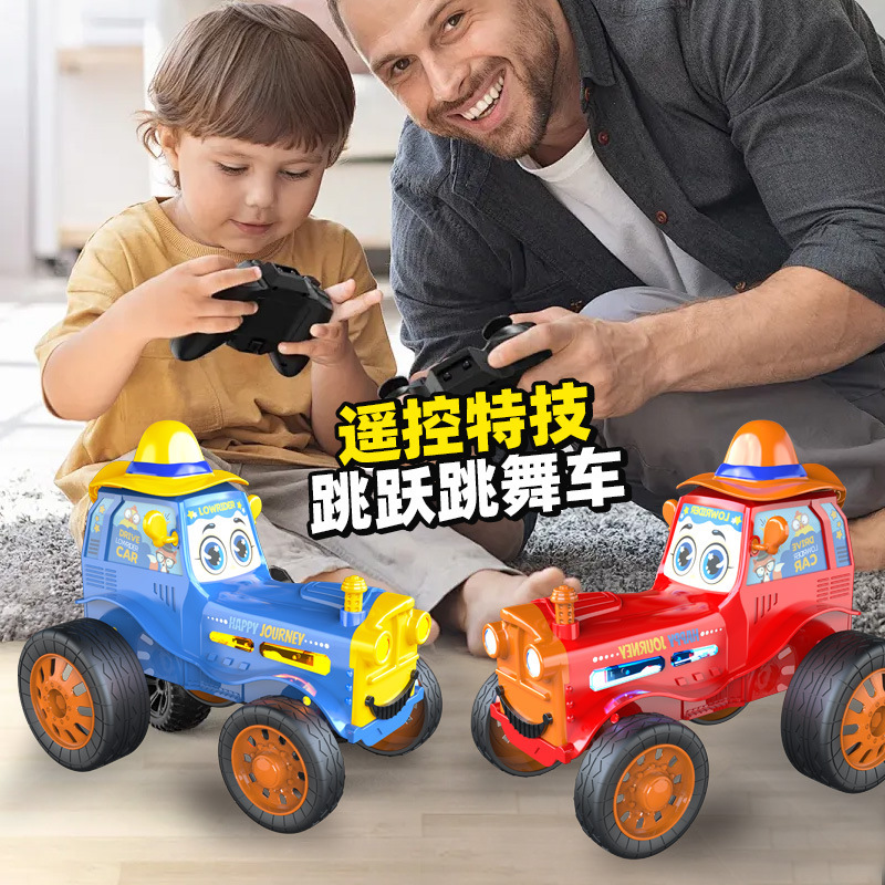 New TikTok Remote Control Stunt Dancing Car Off-road Rolling Children's Tractor Electric Toy Boy Car Gift New TikTok Remote Control Stunt Dancing Car Off-road Rolling Children's Tractor Electric Toy Boy Car Gift