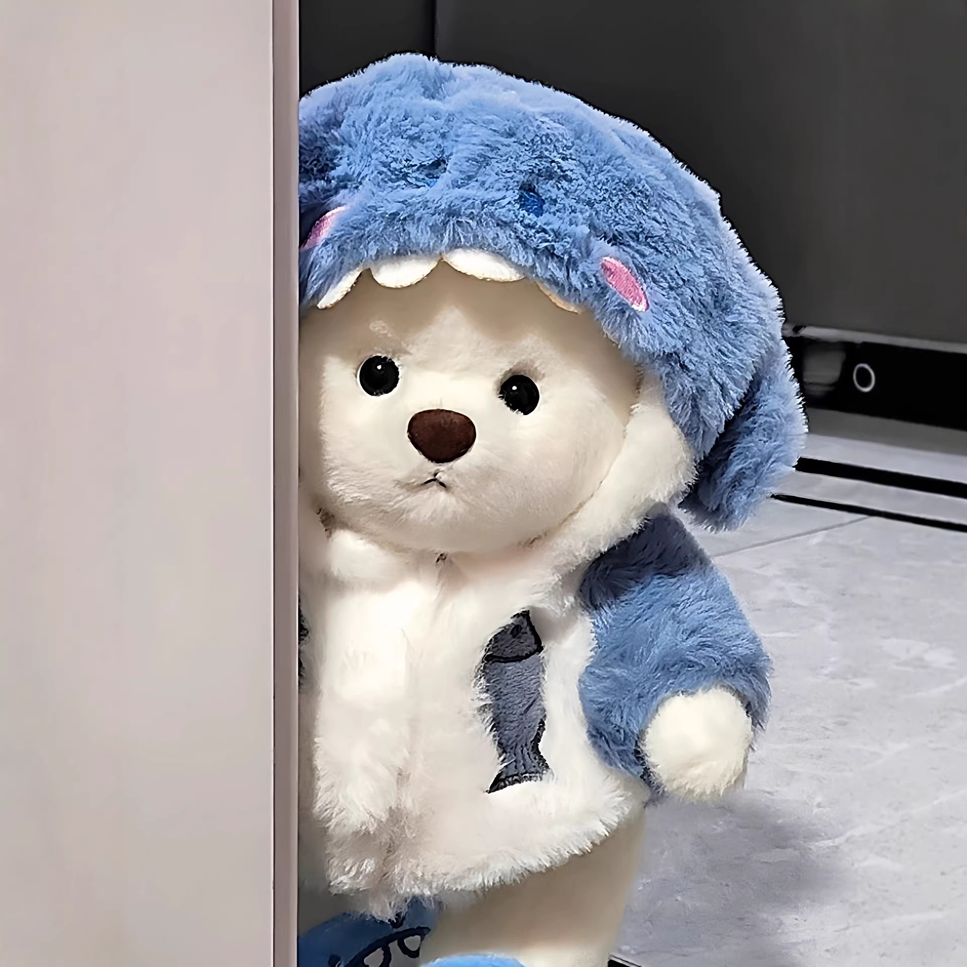 Internet Celebrity Hot-Selling Costume-Changing Bear Doll, Super Cute Shark Lina Bear Plush Toy, Gift for Men and Women, Plush Toy Birthday Present