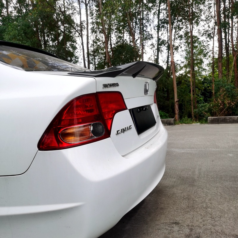 Suitable for 2006-2011 Civic Rear Wing Eighth Generation Civic Si Ming Modified R Model Special Punch-Free Fixed Wing