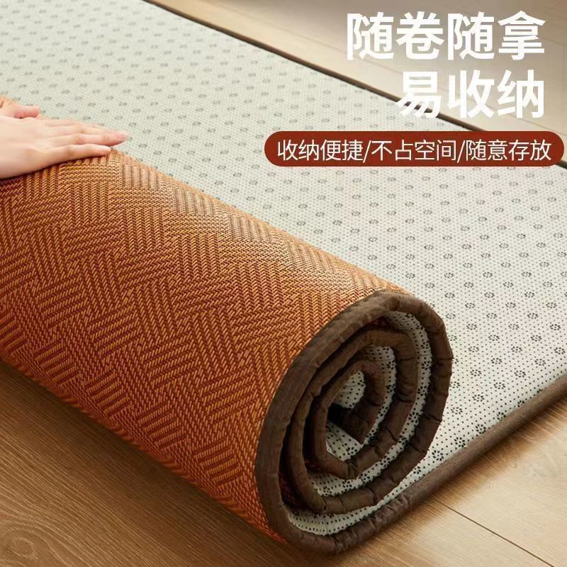 夏用マット、厚手のフロアマット、マットレス、フロアマット、畳昼寝マット、暗号化ベビークロールマット|undefined