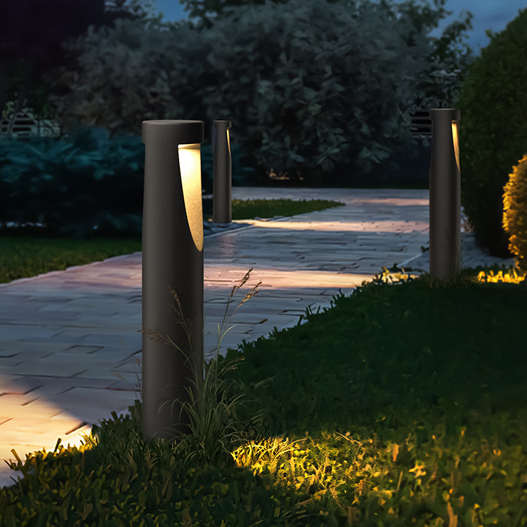 Lámpara de césped al aire libre impermeable jardín lámpara moderna minimalista paisaje lámpara de césped lámpara de jardín Villa lámpara de pie