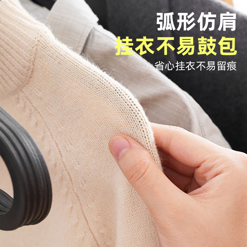 Perchas para Ropa de Plástico Antideslizantes Sin Marcas para Hogar y Dormitorio image 3