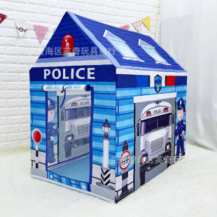 Factory sales children's tent game house indoor toy house play house boys and girls house police tent house baby