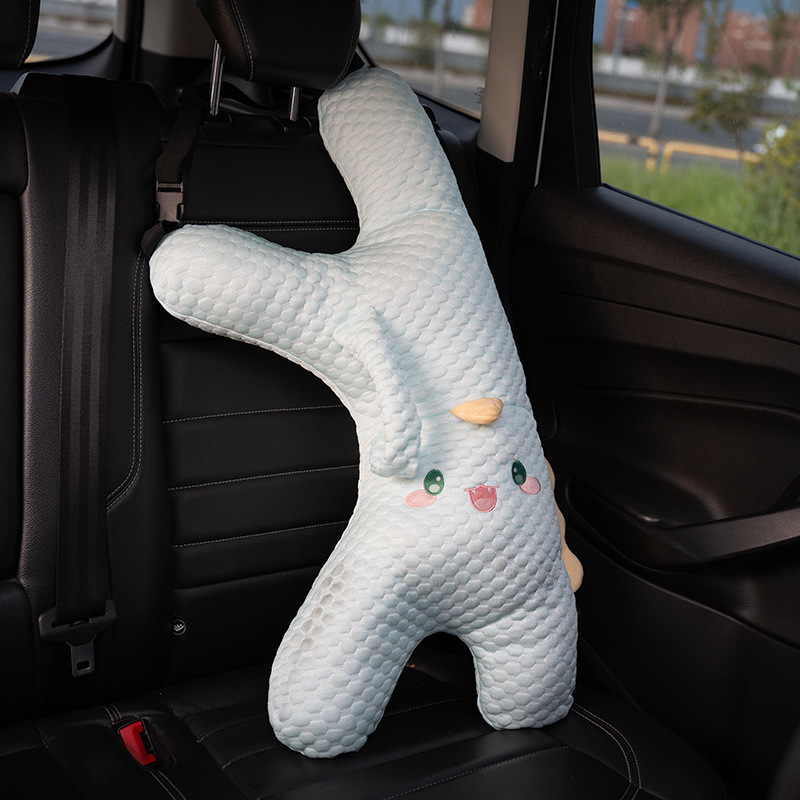 Verano almohada de seda de hielo para dormir niñas dormitorio de estudiantes dormitorio almohada de pierna para niños almohada de tira larga