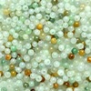 Emerald replica, round beads, wholesale, 3.5-4mm