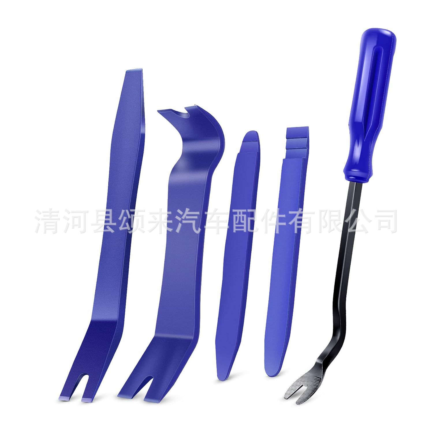 5pcs(1 스크루 드라이버 4 로커) 블루