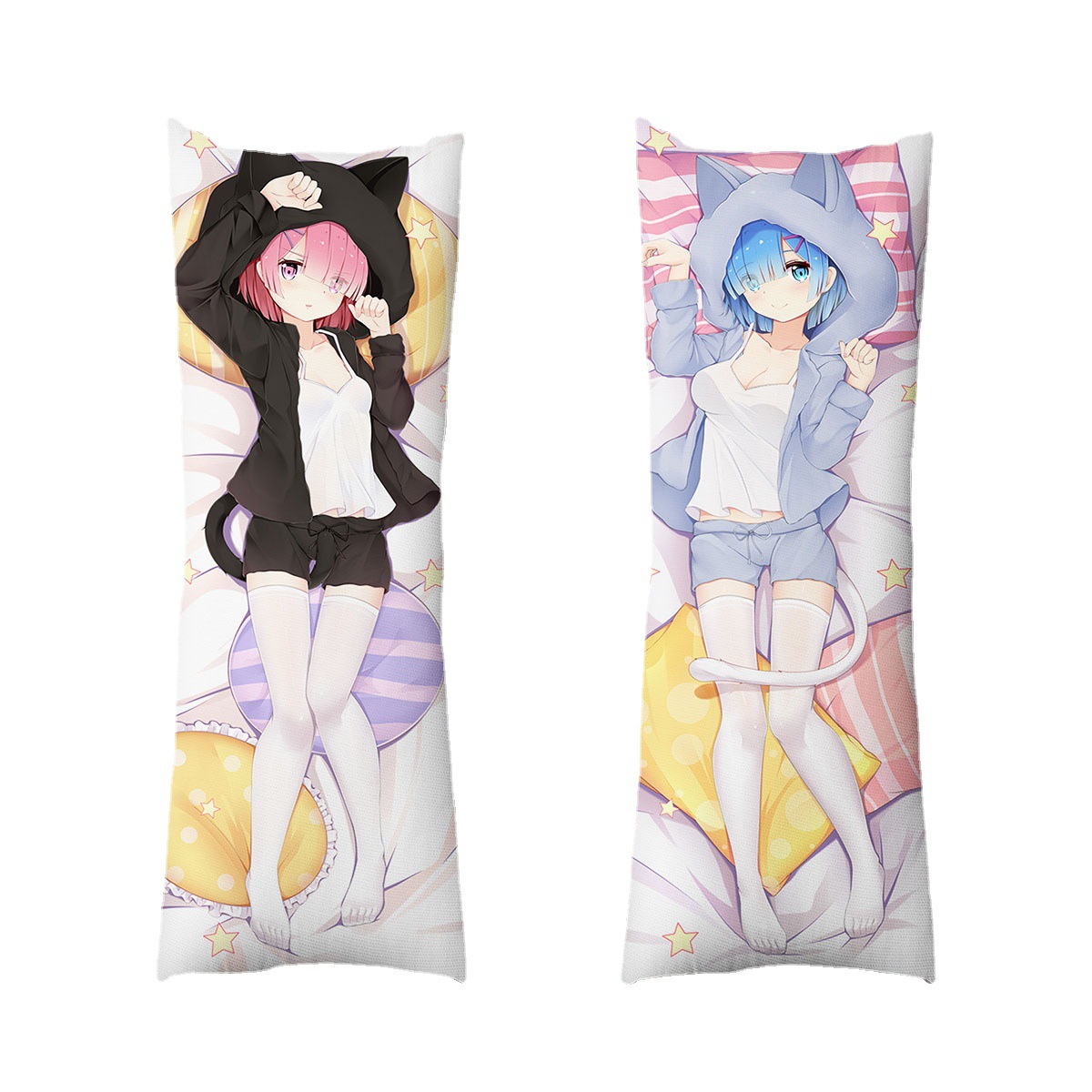 Rem Ram Full Body Plush Pude Cover til Re:Zero