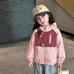 女の子ジャケット 2025 新しいファッショナブルな女の赤ちゃん春と秋の女の子春トップス子供の早春ジャケット