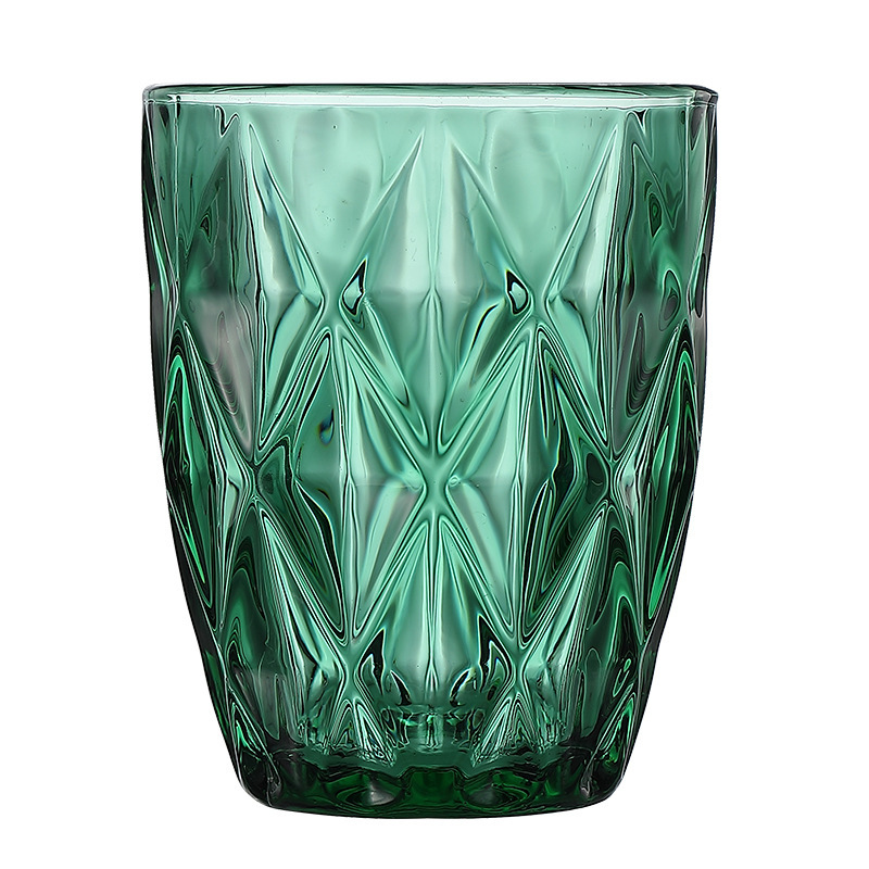 Nueva venta al por mayor vidrio estilo nórdico beber taza helado taza engrosada resistente al calor hogar comercial