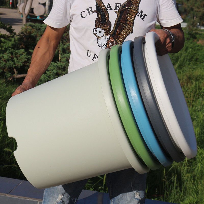 Extra Large Diameter Resin Thickeneded Flower Pot Plastic 6/71525 Gallon Pot Durable Fruit Tree Rose Large Pot