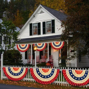 �羳LED Patriotic Bunting Banner �ۇ��M��LED��A��Ñ������