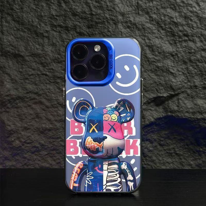 Color Silver Shell-Blue-Smiley Machine Bear