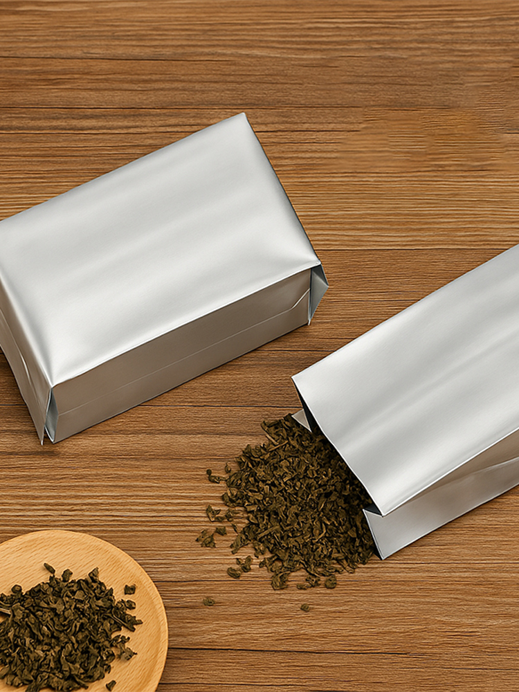 Bolsas de té, bolsas de aluminio de alimentos, bolsas de sellado al vacío, bolsas de té personalizadas, bolsas de media libra, bolsas de embalaje