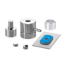 13mm7mm红外压片模具specac粉末压片机溴化钾光谱纯碎晶窗片25