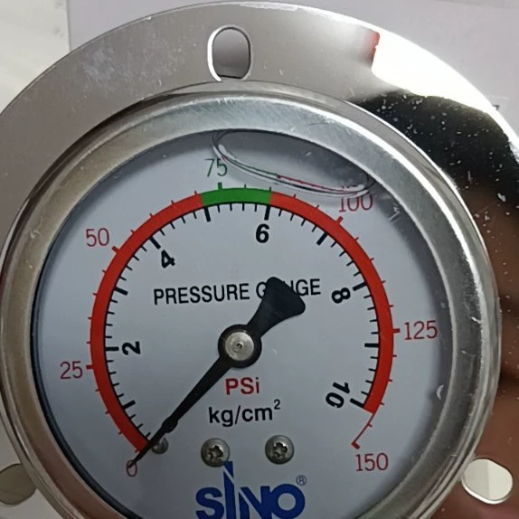 Общая обработка ударопрочный радиальный Дифференциальный Манометр с отрицательным давлением, осевое резьбовое соединение, пластиковая диафрагма, корпус из полипропилена