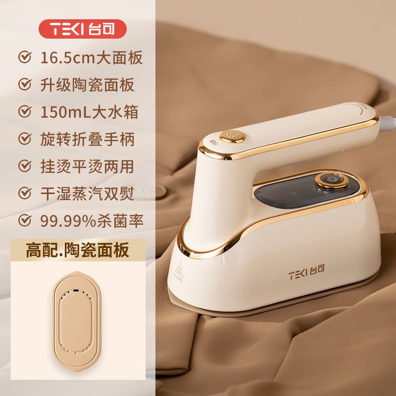 Handheld Garment Steamer for Home Use, Large Steam Electric Iron, Dry and Wet Dual-Steam Ironing Machine, Portable Clothes Ironer