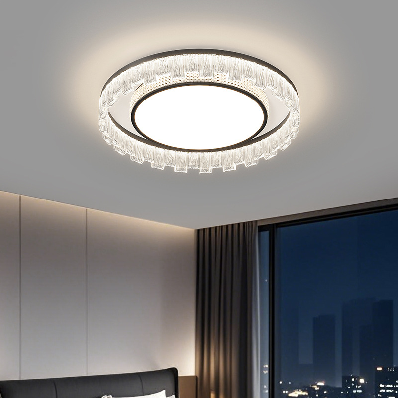 2025 nueva lámpara de techo de espectro completo lámpara de comedor de dormitorio lámpara de ventilador paquete de toda la casa lámpara de sala de estar minimalista moderna