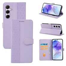 适用三星A36手机皮套SamsungA16四叶草花心皮套A56翻盖手机保护套